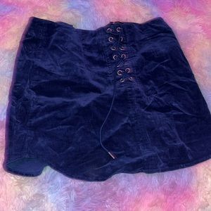 Velvet skirt